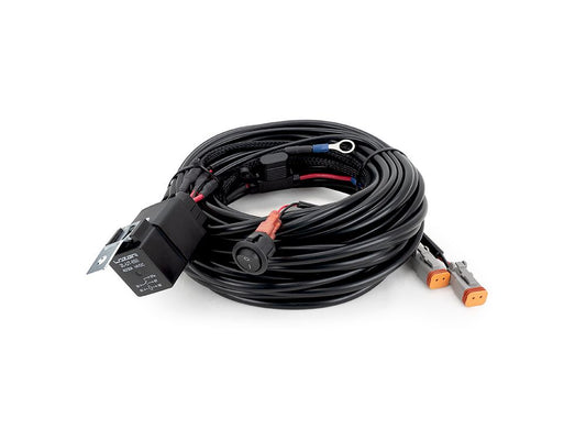 Lazer Kablingssett for to lamper - Lang (2-pinners, Deutsch DT, 12V)