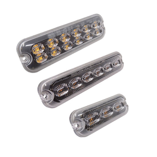 DBG M38 LED-varsellys, ravgult – 3 LED